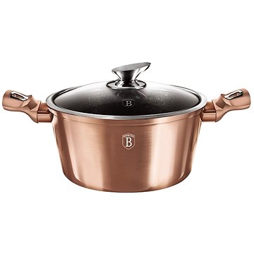 

BERLINGERHAUS Kastrol s poklicí Rosegold Metallic Line 30cm