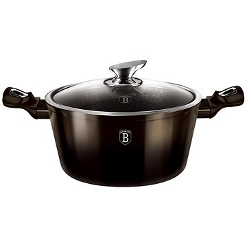 

BERLINGERHAUS Kastrol s mramorovým povrchem 20cm Shiny Black Collection