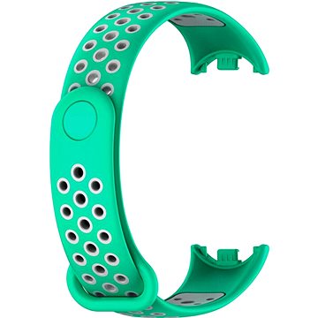 

Drakero Silikonový performance pro Mi Band 8 tyrkysovo-bílý