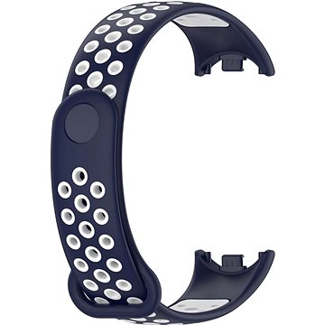 

Drakero Silikonový performance pro Mi Band 8 modro-bílý