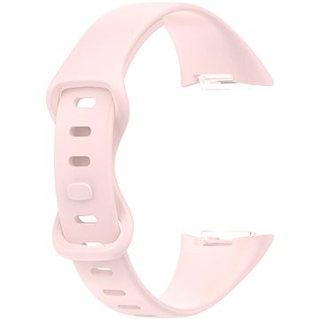 

Drakero Silikonový pásek pro Fitbit Charge 5 světle růžový