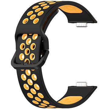 

Drakero Silikonový performance pro Huawei Watch Fit 3 černo-žlutý