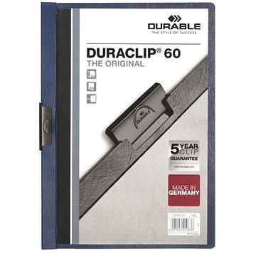 

DURABLE Duraclip A4, 60 listů, modré