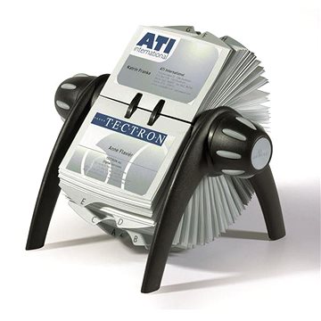DURABLE Visifix otočný na 240 vizitek, černý