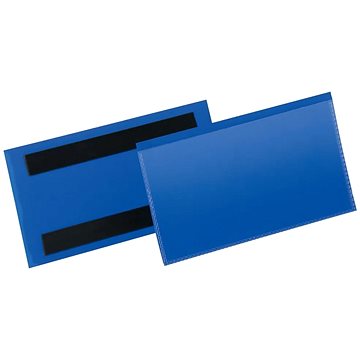 

DURABLE magnetická kapsa na etikety 100 x 38 mm, tmavě modrá - balení 50 ks