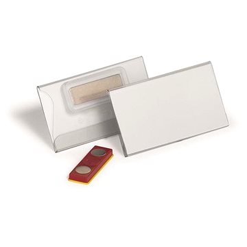 

DURABLE s magnetem, 7.5 x 4 cm - balení 25 ks