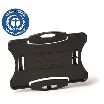 

DURABLE pouzdro na ID kartu, 9.2 x 7 cm, černé - balení 10 ks