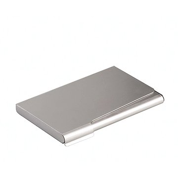 DURABLE pouzdro kovové, matná stříbrná, pro 20 vizitek