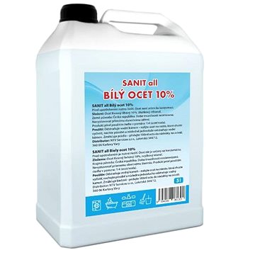 

Sanit all Bílý ocet 10% 5 l