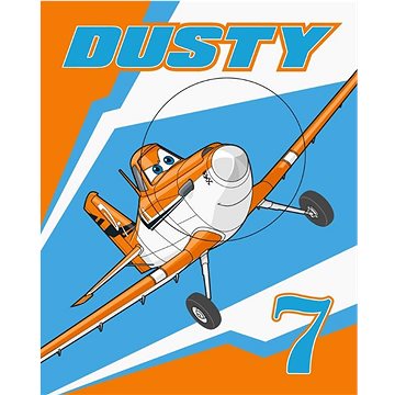 

Faro Dětská deka polar fleese 120 × 150 cm, Letadlo 03 Dusty