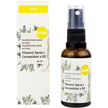 

Kvitok Ošetřující sprej na vlasy s ceramidy a B5, pro rozčesání, 30 ml