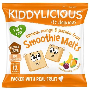 

KIDDYLICIOUS Ovocné polštářky z banánu, manga a marakuji 6 g
