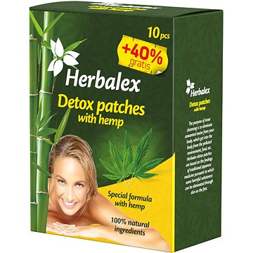 

Herbalex Detoxikační náplast s konopím 10 + 40% gratis