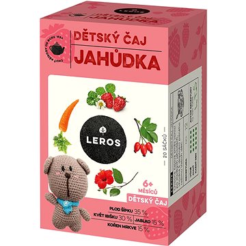 

Leros Dětský čaj Jahůdka nálevové sáčky 20×2 g