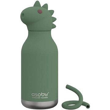 

ASOBU Bestie Bottles Láhev na pití s brčkem dinosaurus