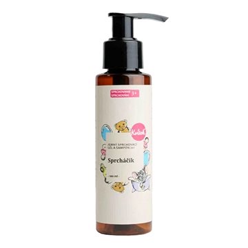

KVITOK Jemný dětský sprchový gel a šampon 2 v 1 Sprcháček 100 ml