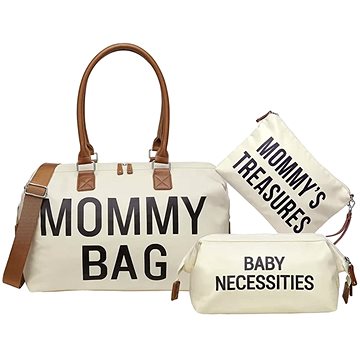 

MXM Mommy bag, béžová, set 3ks