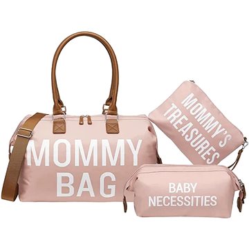 

MXM Mommy bag, růžová, set 3ks