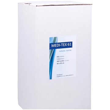 

Medi-tex 61 Utěrky z netkané textilie 40 × 30 cm, 300 útržků/box - bílé