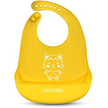 

Ricokids Silikonový bryndák žlutý