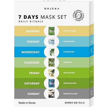 

ORJENA 7 Days Mask Set Daily Rituals I