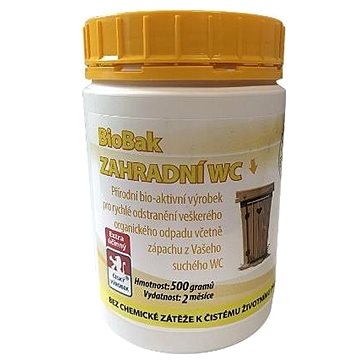 

BioBak Bakterie do latríny, zahradních WC, 0,5 kg