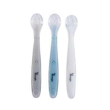 

Bo Jungle Měkké jídelní lžičky SOFT White/Grey/Blue 3 ks