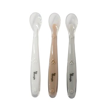 

Bo Jungle Měkké jídelní lžičky SOFT White/Grey/Terracotta 3 ks