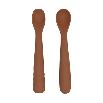 

Bo Jungle Silikonové lžičky B-Spoon Shape 2 ks Terracotta
