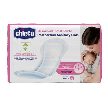 

CHICCO Vložky poporodní 100% organická bavlna 10 ks