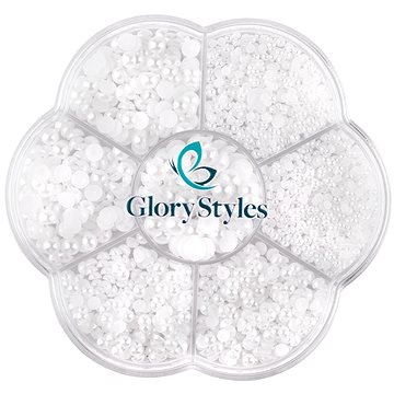 

GloryStyles Dekorační perly - bílé