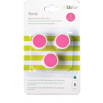 

BBLÜV Náhradní nástavce pro pilník na nehty Trimö 3 ks, 0 - 3 m