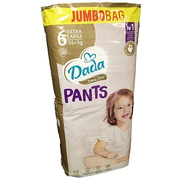 

Dada Pants Jumbobag Extra Care 6 XL, 16+ kg, 56 ks
