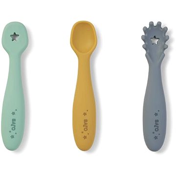 

Saro Baby Sada učících lžiček Mist Blue