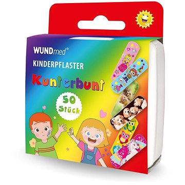 

WUNDmed Dětské náplasti různé vzory box 50 ks