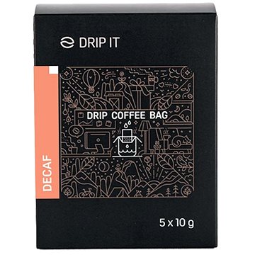 

Drip it Káva ve filtru Decaf 5 × 10 g