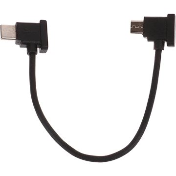 

Sunny 15 cm datový kabel Type-C to Micro (zakřivená hlava) pro DJI Mavic Pro/Mavic Mini/Spark Black