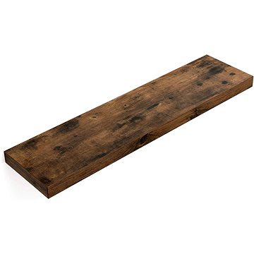 

Nástěnná police Romeo, 80 cm, hnědá / černá