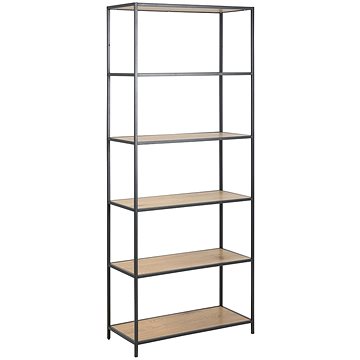 

Regál s 6 policemi Seaford, 185 cm, dekor dub