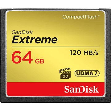 Sandisk Compact Flash 64GB Extreme - Paměťová karta