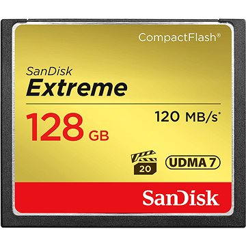 Sandisk Compact Flash 128GB Extreme - Paměťová karta