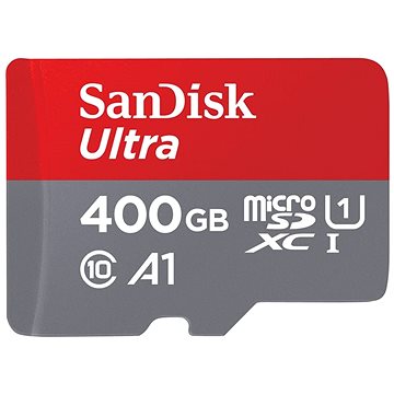 SanDisk MicroSDXC 400GB Ultra + SD adaptér - Paměťová karta