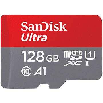 SanDisk MicroSDX Ultra 128GB + SD adaptér - Paměťová karta