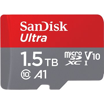 

SanDisk MicroSDXC Ultra 1.5TB + SD adaptér