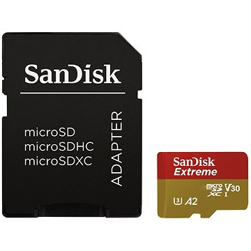 SanDisk MicroSDXC 400GB Extreme Pro + SD adaptér - Paměťová karta