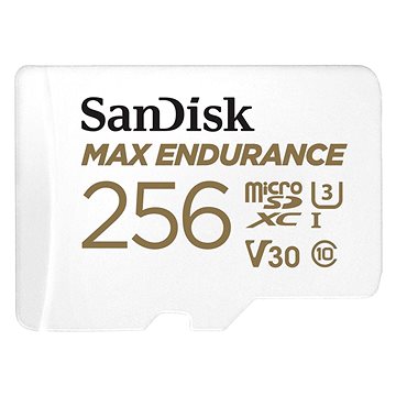 

SanDisk MicroSDXC 256GB Max Endurance + SD adaptér