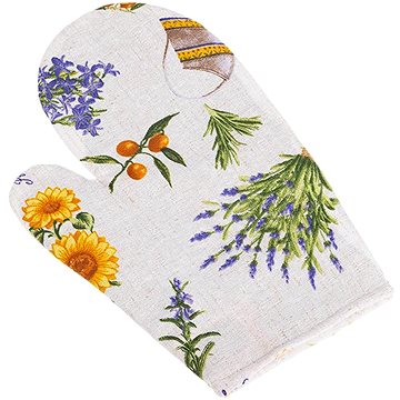 

Bellatex Chňapka Ema 28 × 18 cm 66/561, levandule s konvičkou
