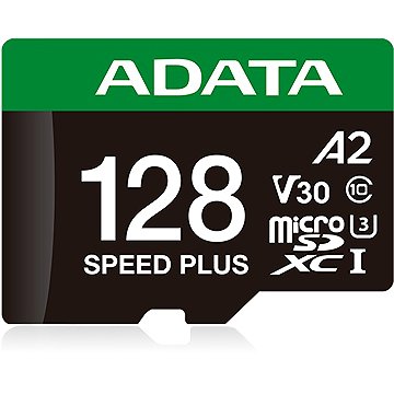 

ADATA MicroSDXC 128GB Speed Plus + SD adaptér