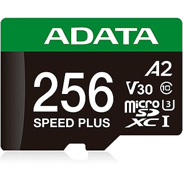 

ADATA MicroSDXC 256GB Speed Plus + SD adaptér