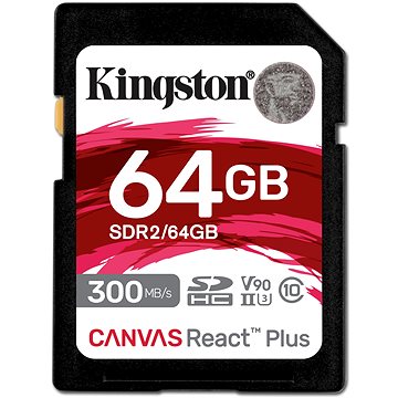 

Kingston SDXC 64GB Canvas React Plus
